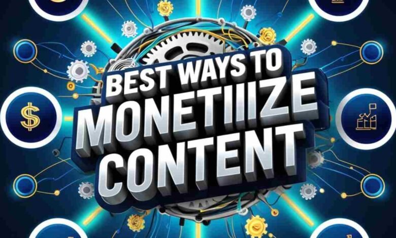 Best Ways to Monetize Content